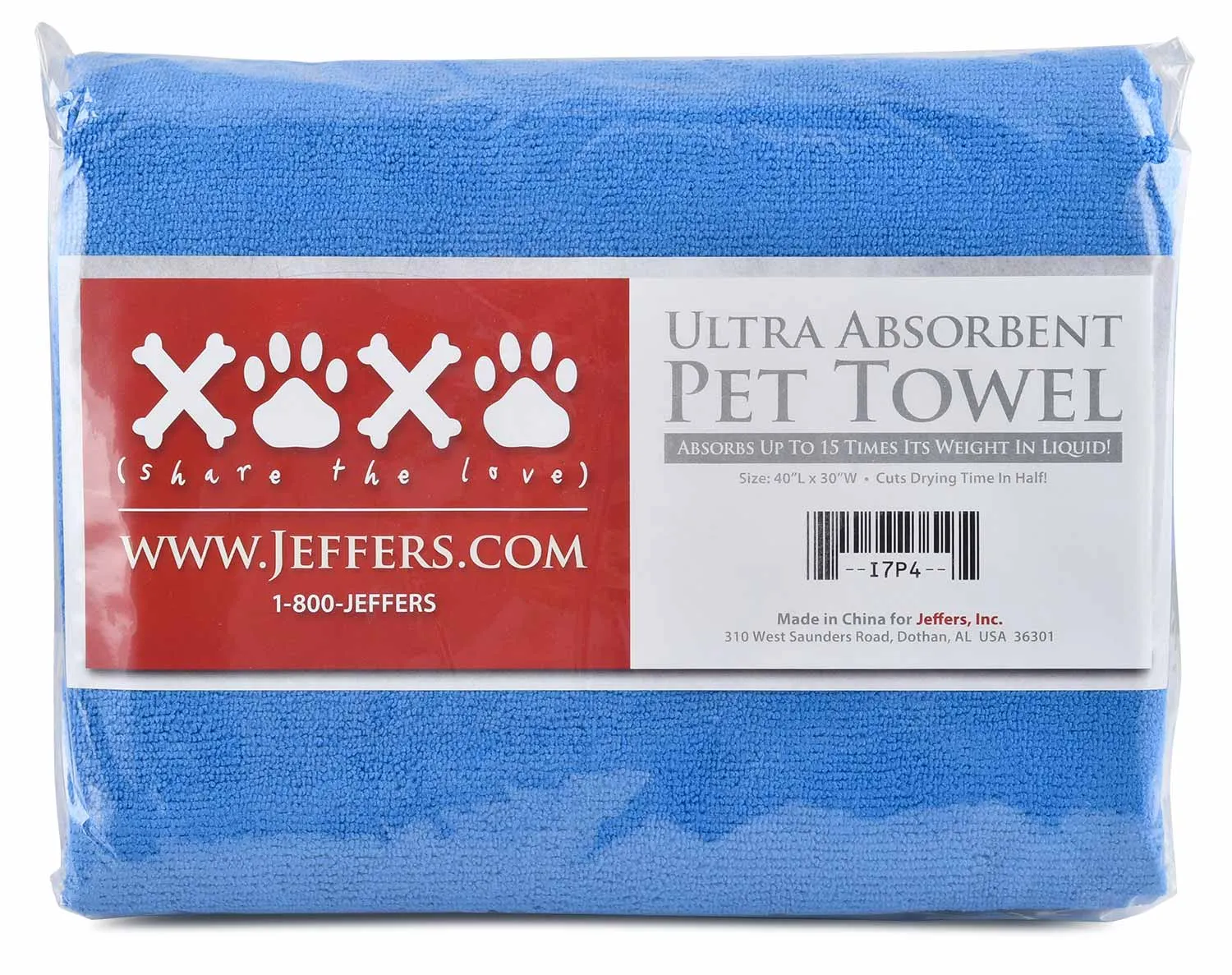 Jeffers Absorbent Pet Towel