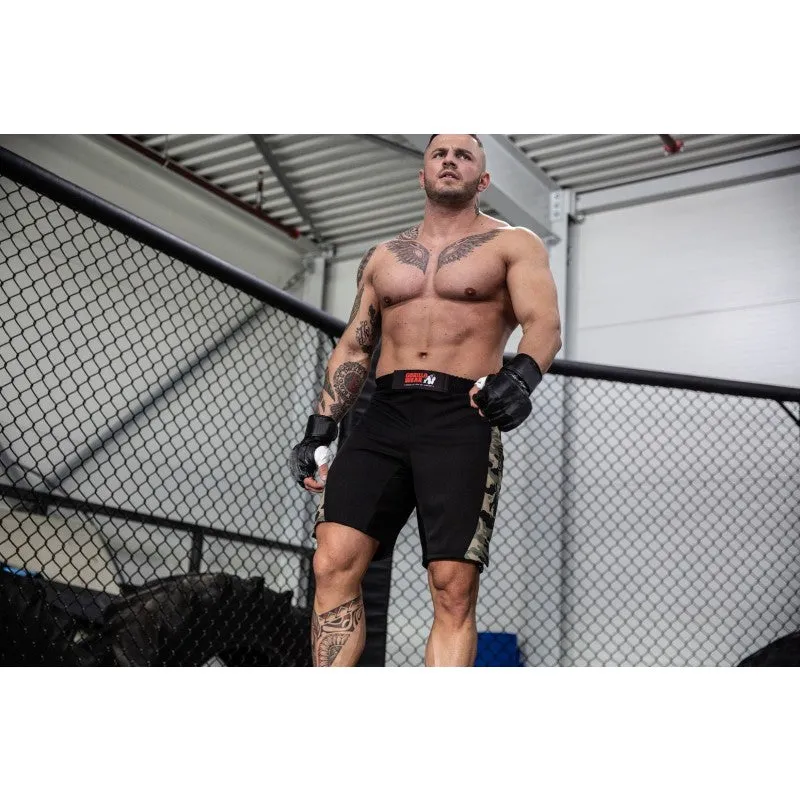 KENSINGTON MMA FIGHTSHORTS - ARMY GREEN CAMO