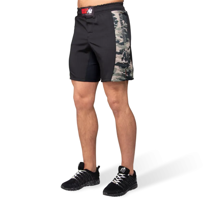 KENSINGTON MMA FIGHTSHORTS - ARMY GREEN CAMO