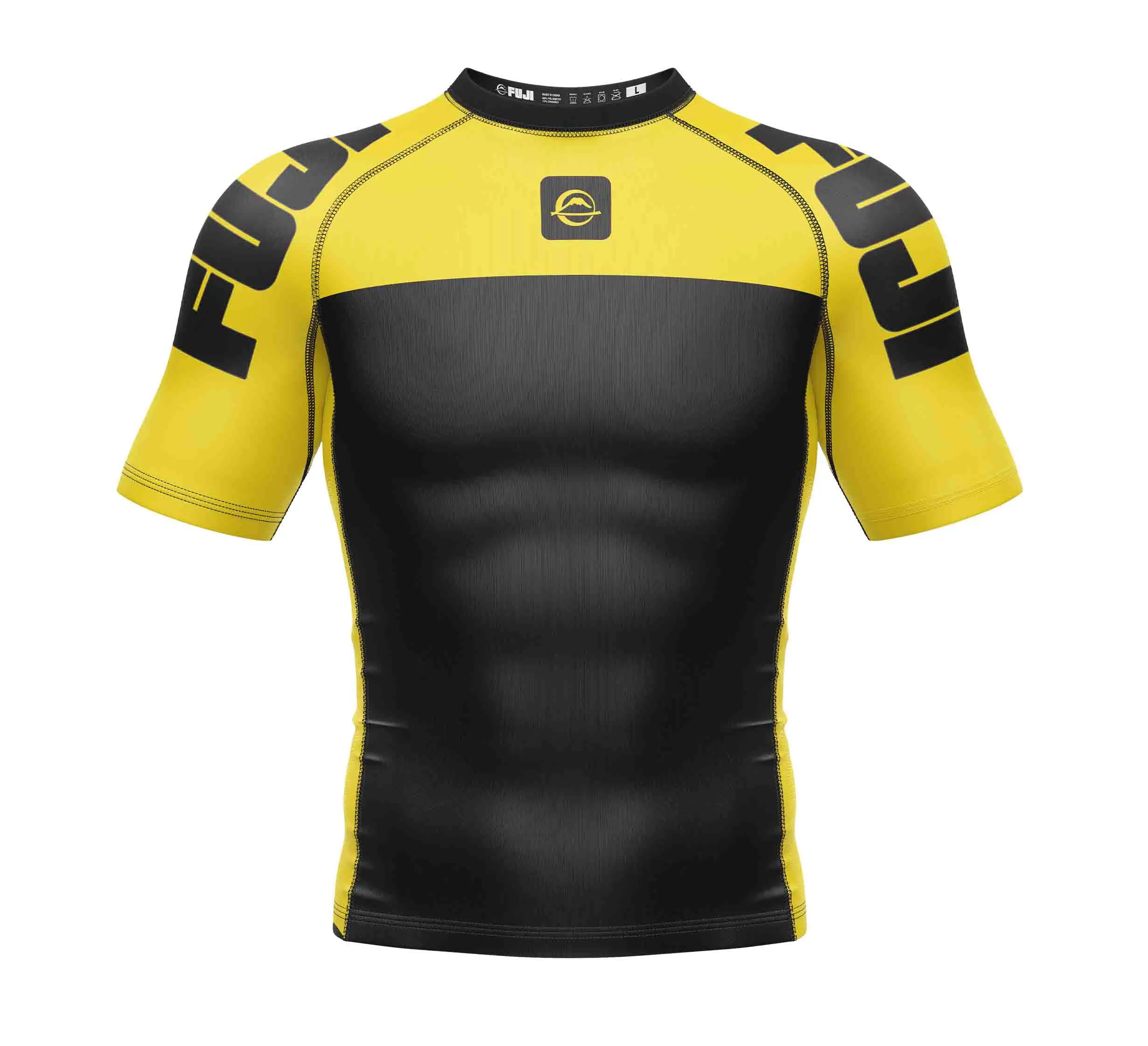 Kids Competition Ranked Rashguard Yellow