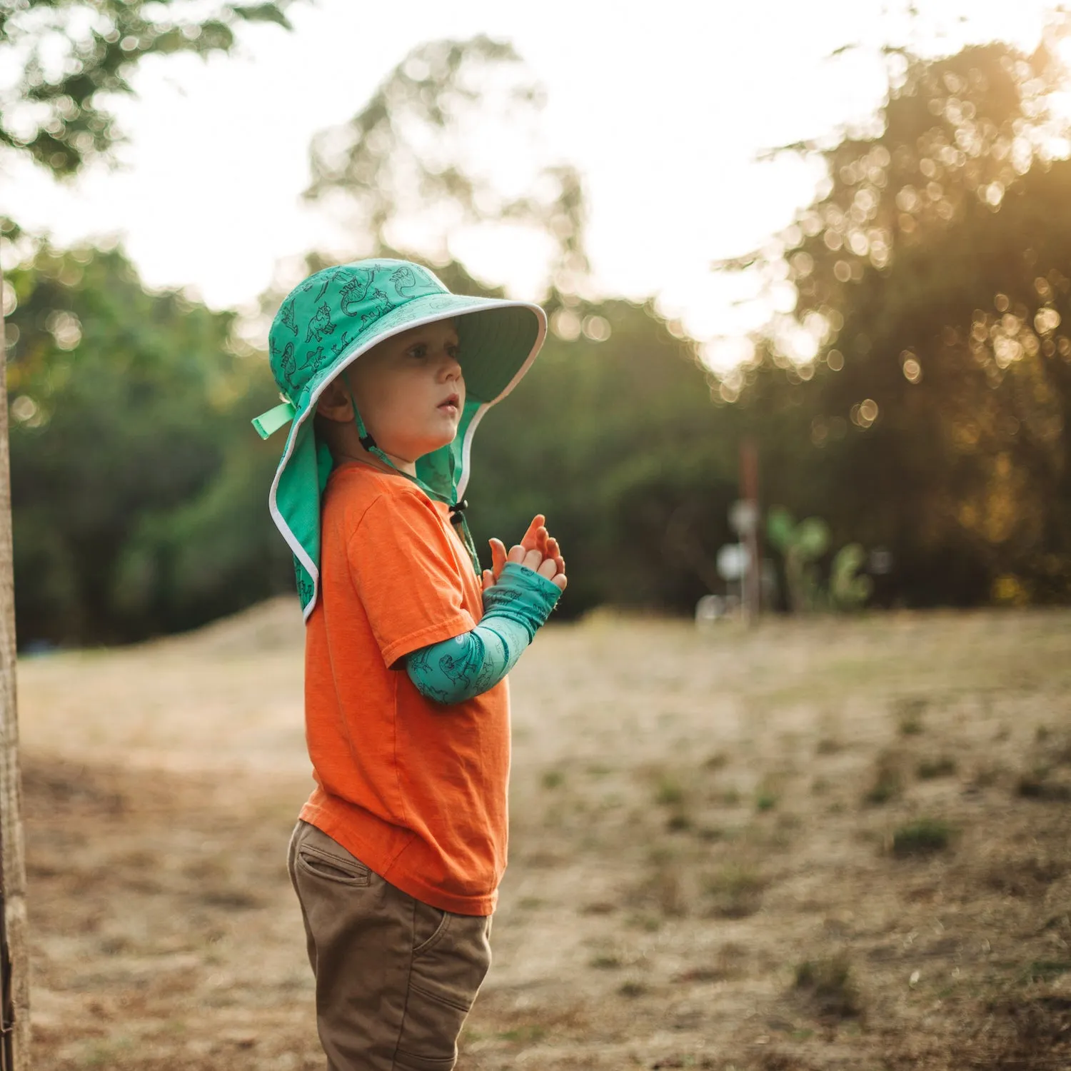 Kid's Sun Hat - Dino