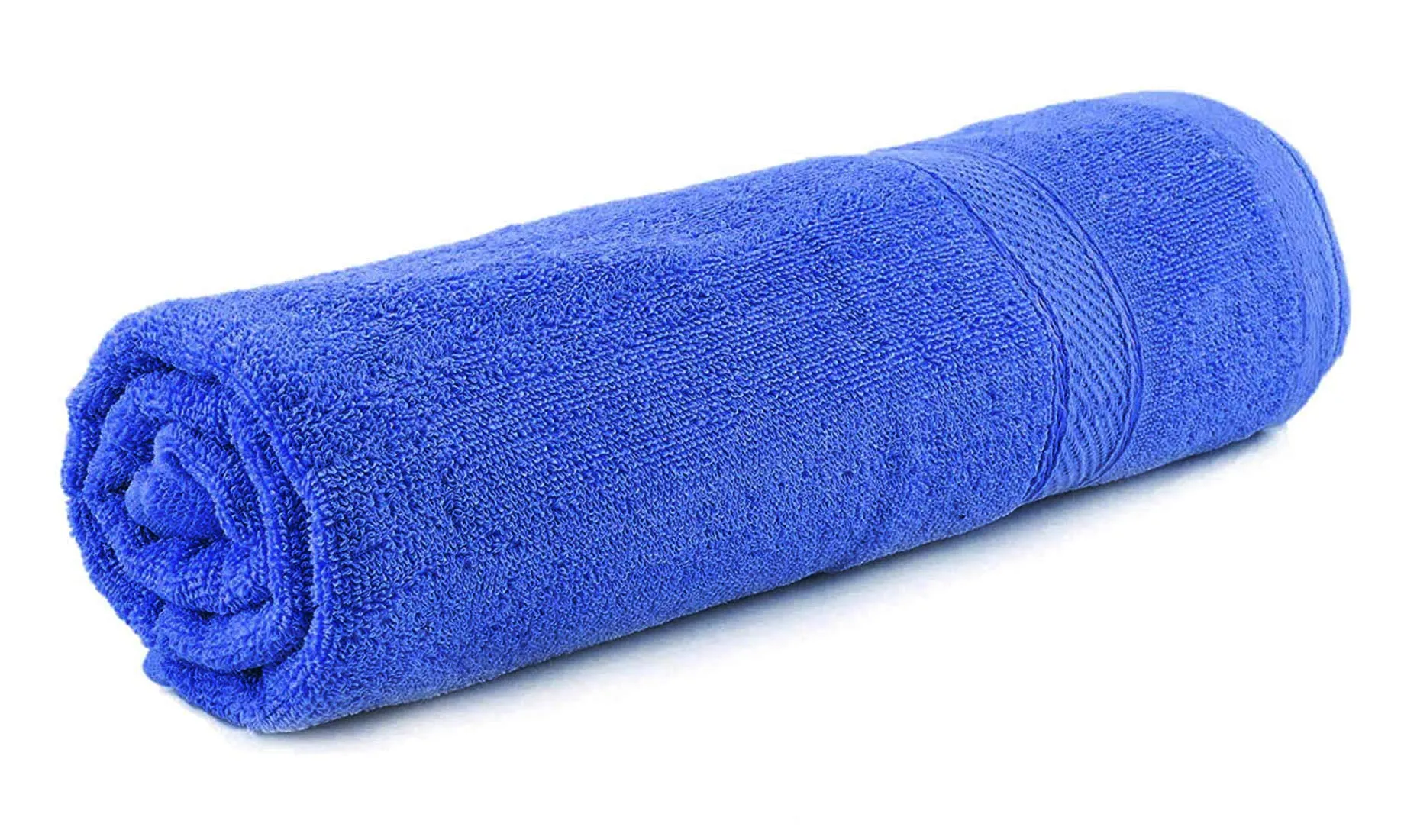 Kuber Industries Cotton 2 Pieces Bath Towel Super Soft, Fluffy, and Absorbent, Perfect for Daily Use 100% Cotton Towels, 500 GSM (Blue) (KUBMART011750)