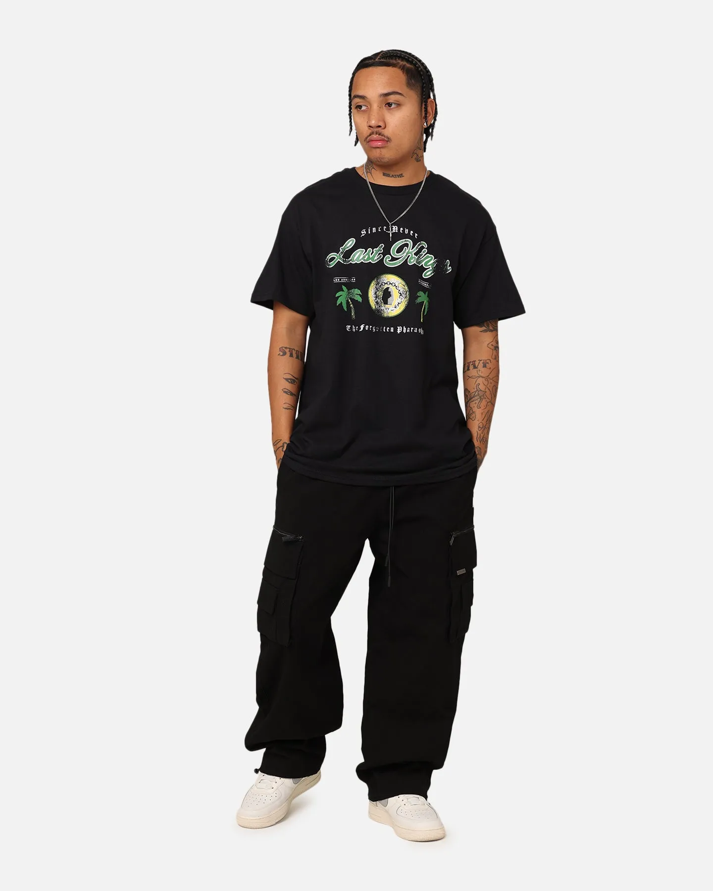 Last Kings Palm Trees T-Shirt Black