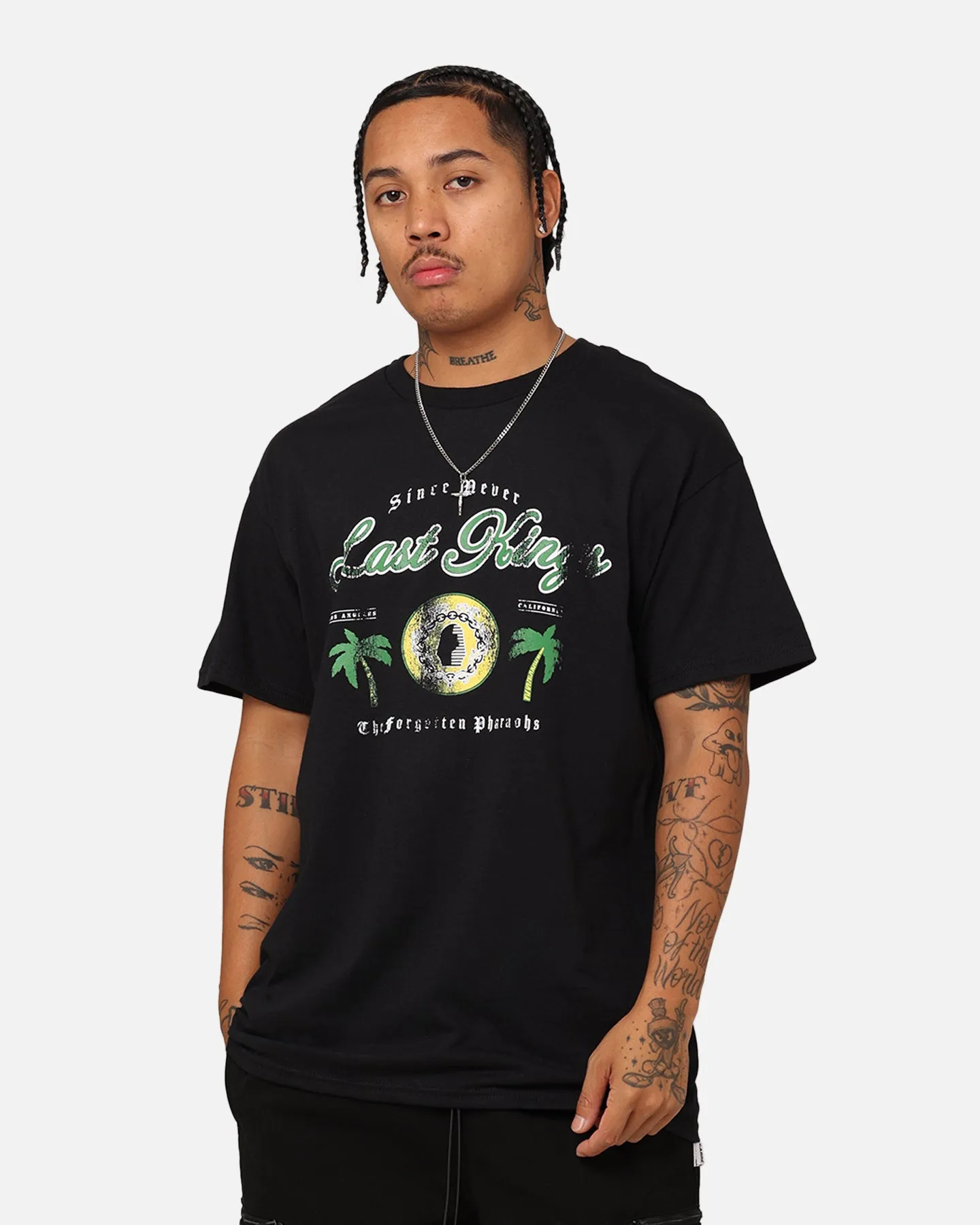 Last Kings Palm Trees T-Shirt Black