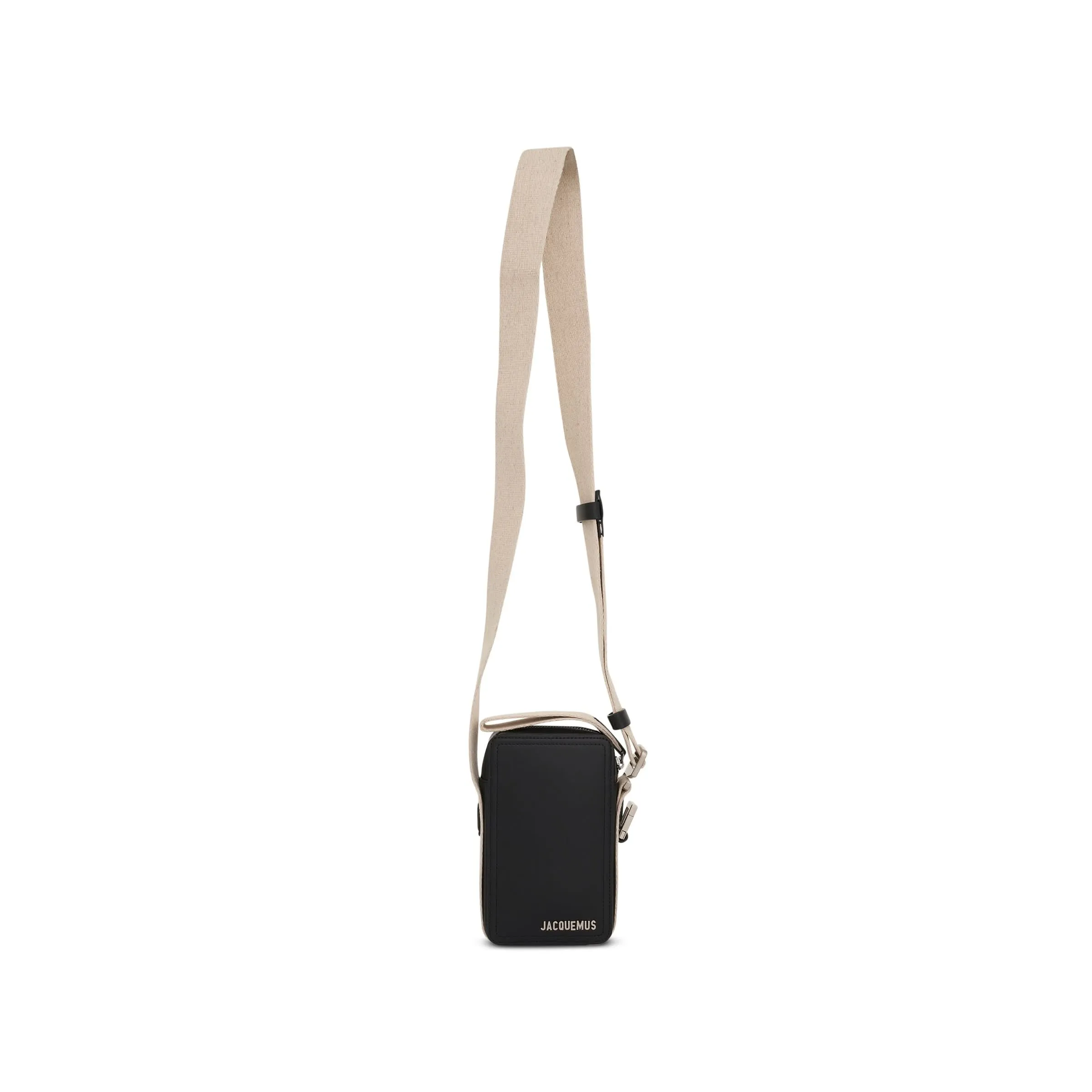 Le Cuerda Vertical Leather Bag in Black