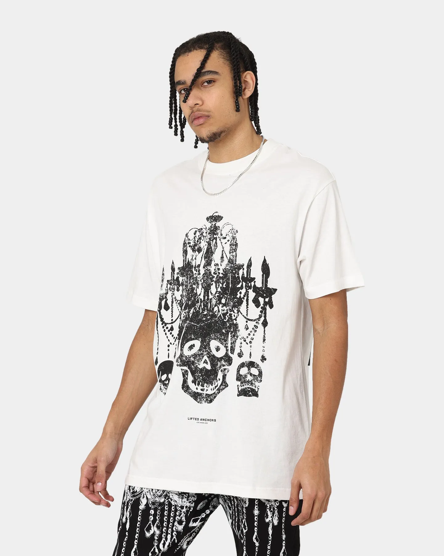 Lifted Anchors Chandelier T-Shirt Off White