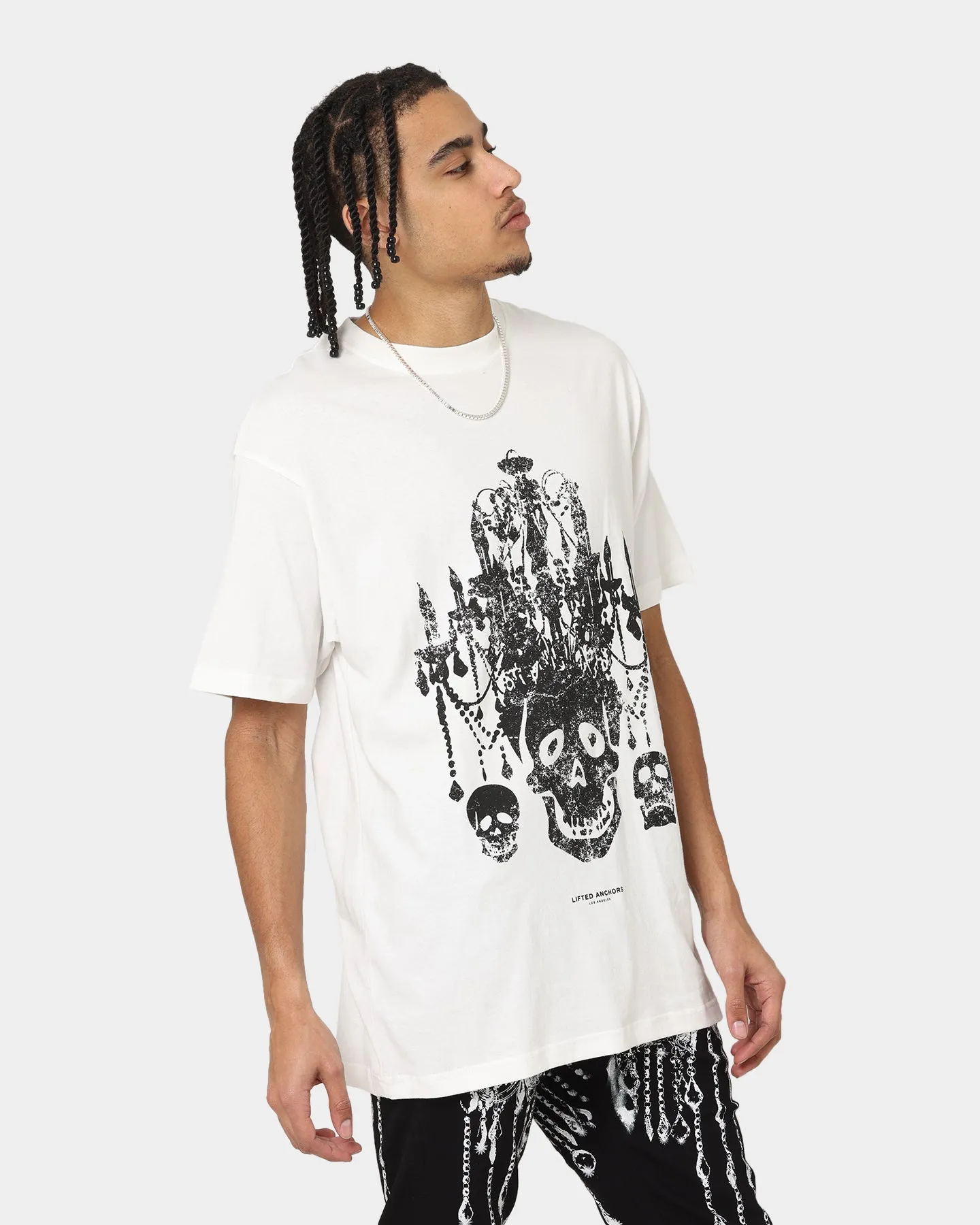 Lifted Anchors Chandelier T-Shirt Off White