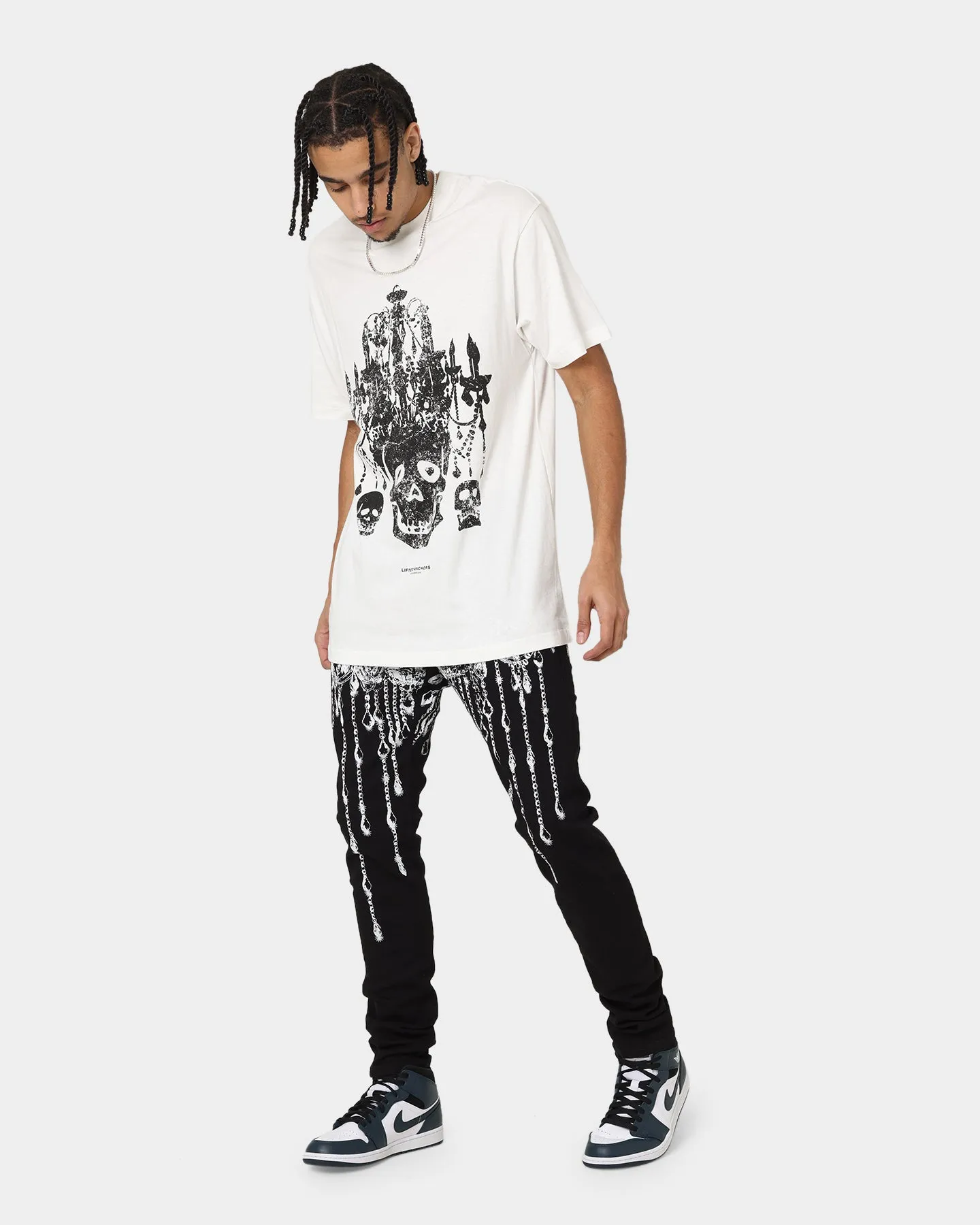 Lifted Anchors Chandelier T-Shirt Off White