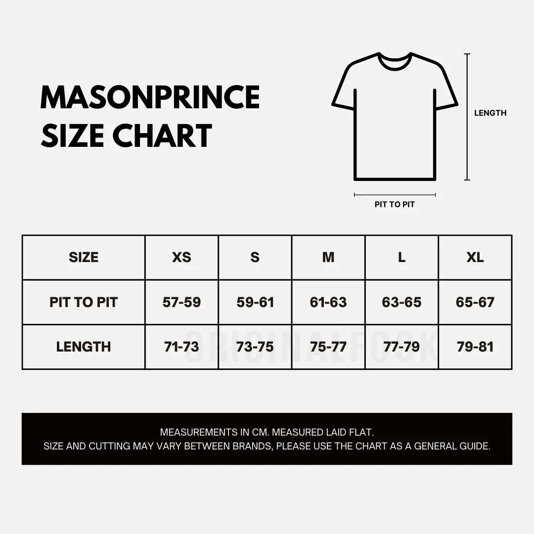 MASONPRINCE Retro Band Tee Charcoal Grey