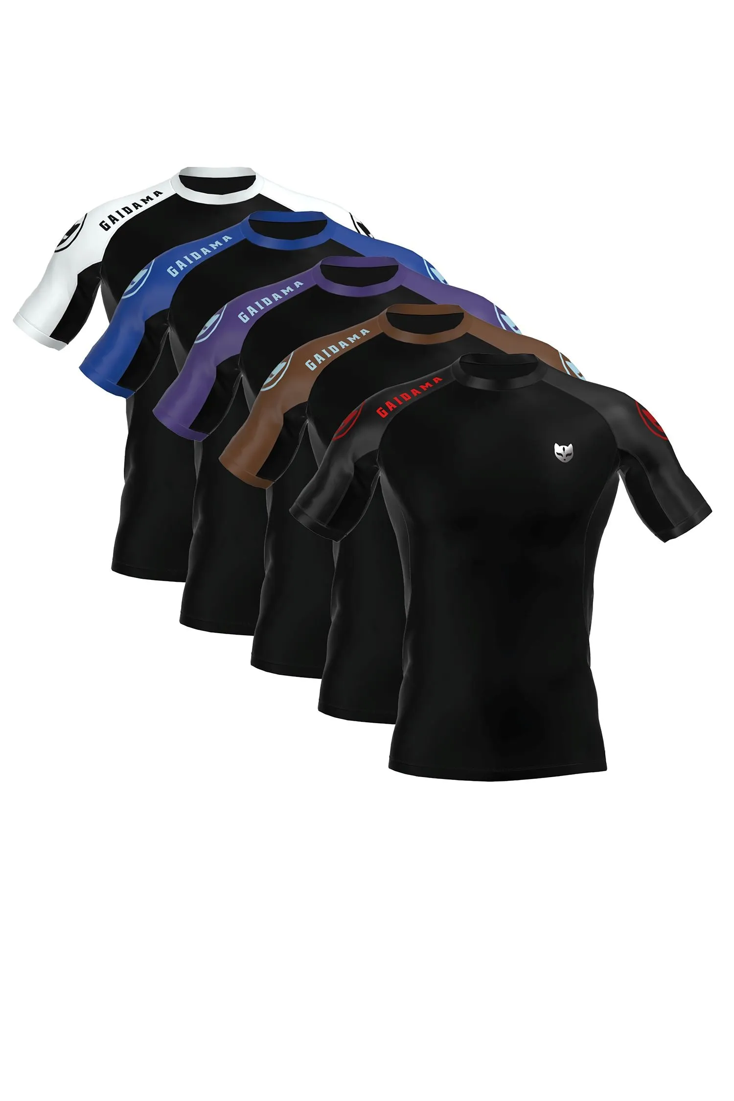 Men's Avant Garde Ranked Jiu Jitsu Rashguard - Short Sleeve