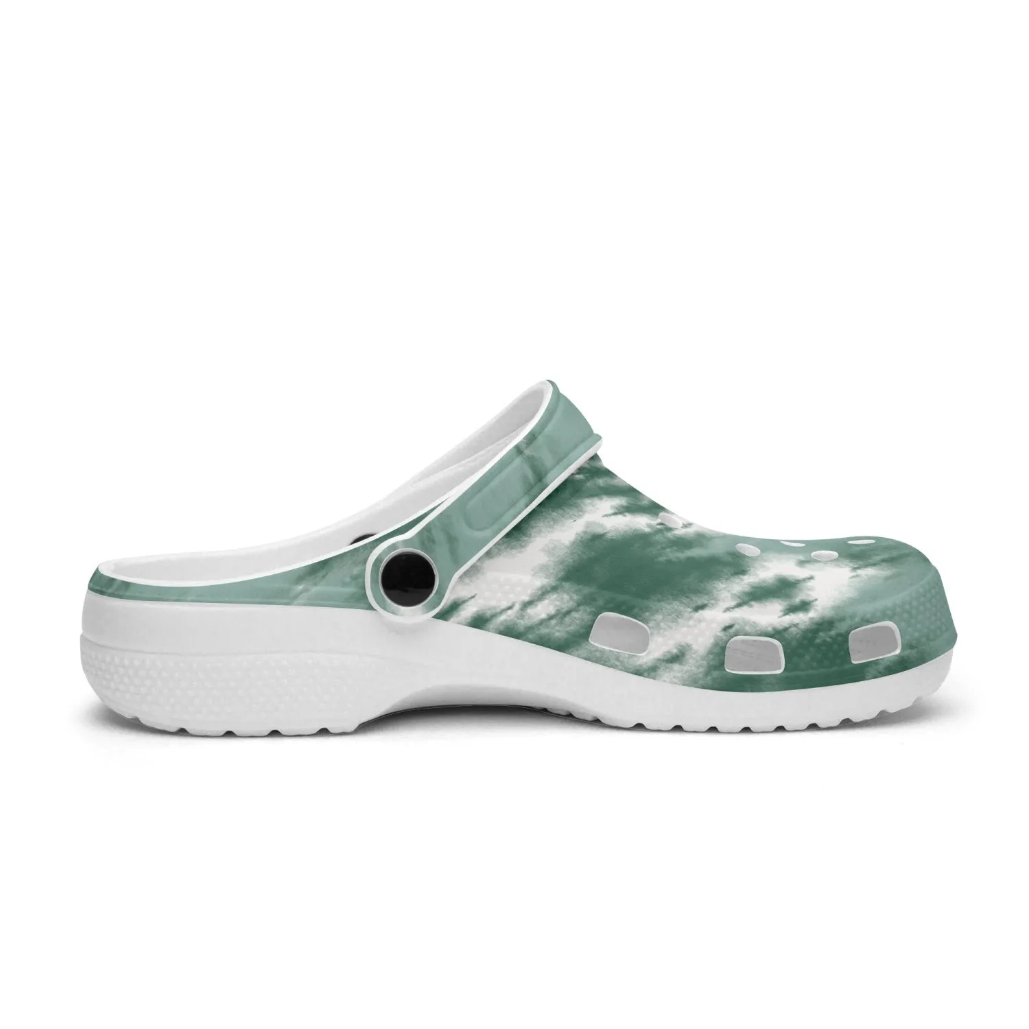 Men's Lightweight Clogs Tie Dye Sage