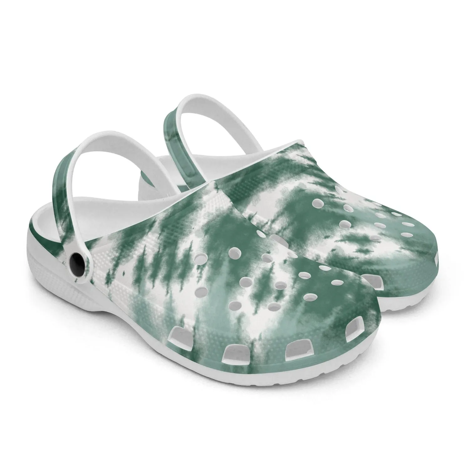 Men's Lightweight Clogs Tie Dye Sage