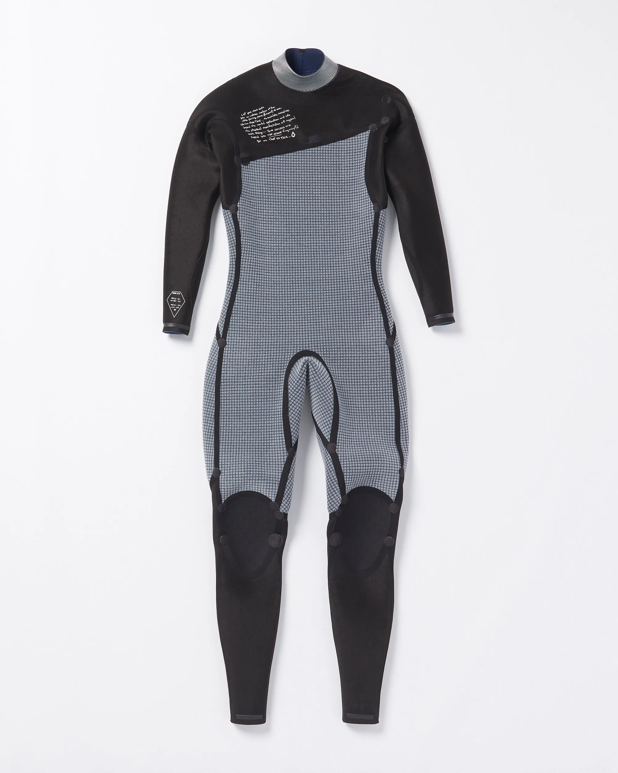 Mens Modulator 3/2mm Chest Zip Fullsuit - Cruzer Blue