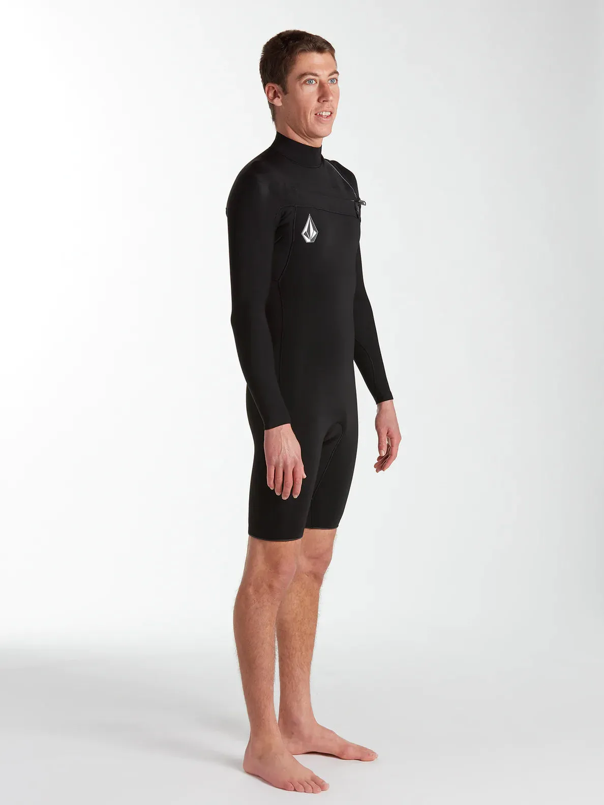 Modulator 2mm Long Sleeve Chest Zip Wetsuit - Black (2022)