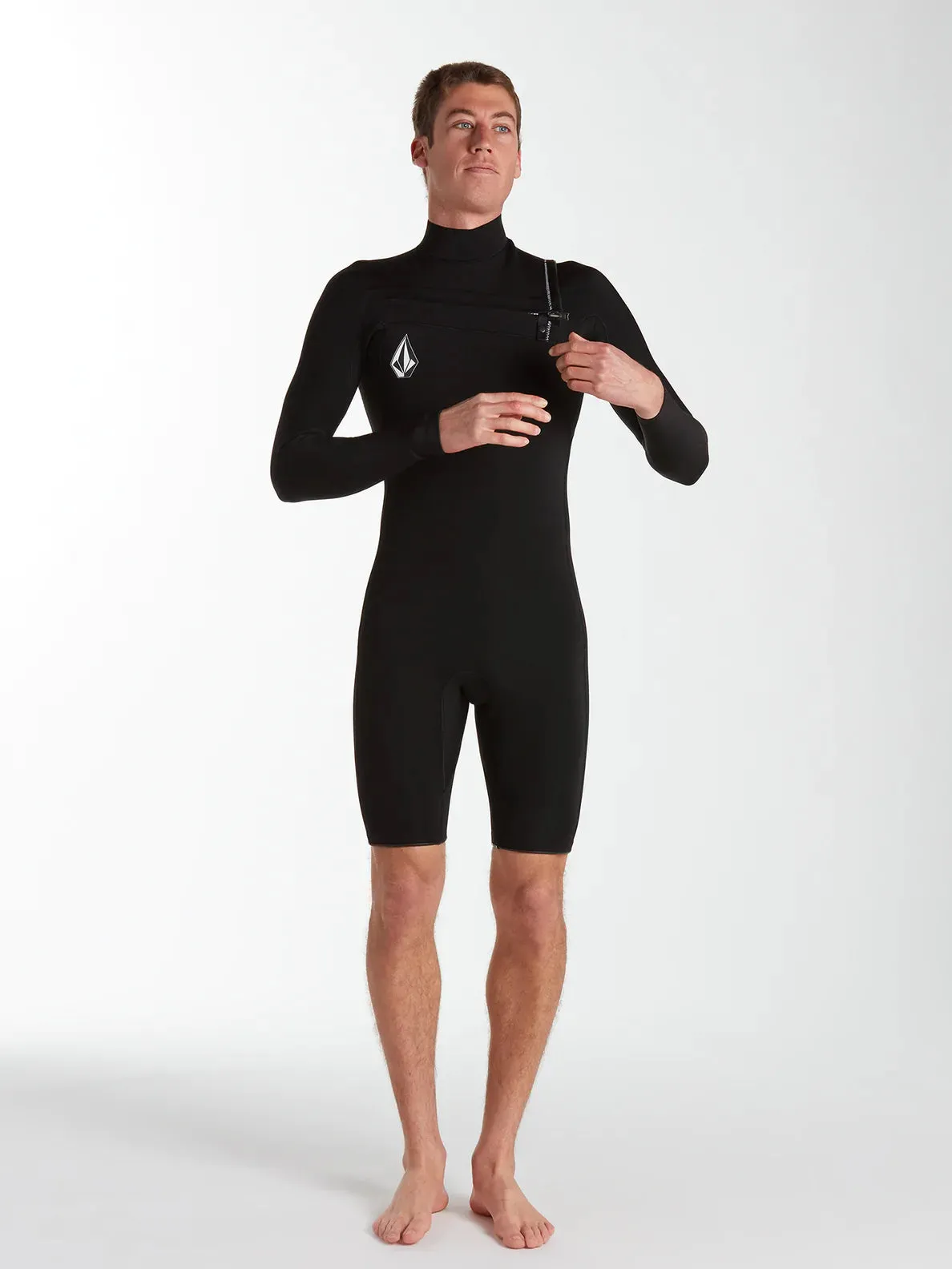 Modulator 2mm Long Sleeve Chest Zip Wetsuit - Black (2022)