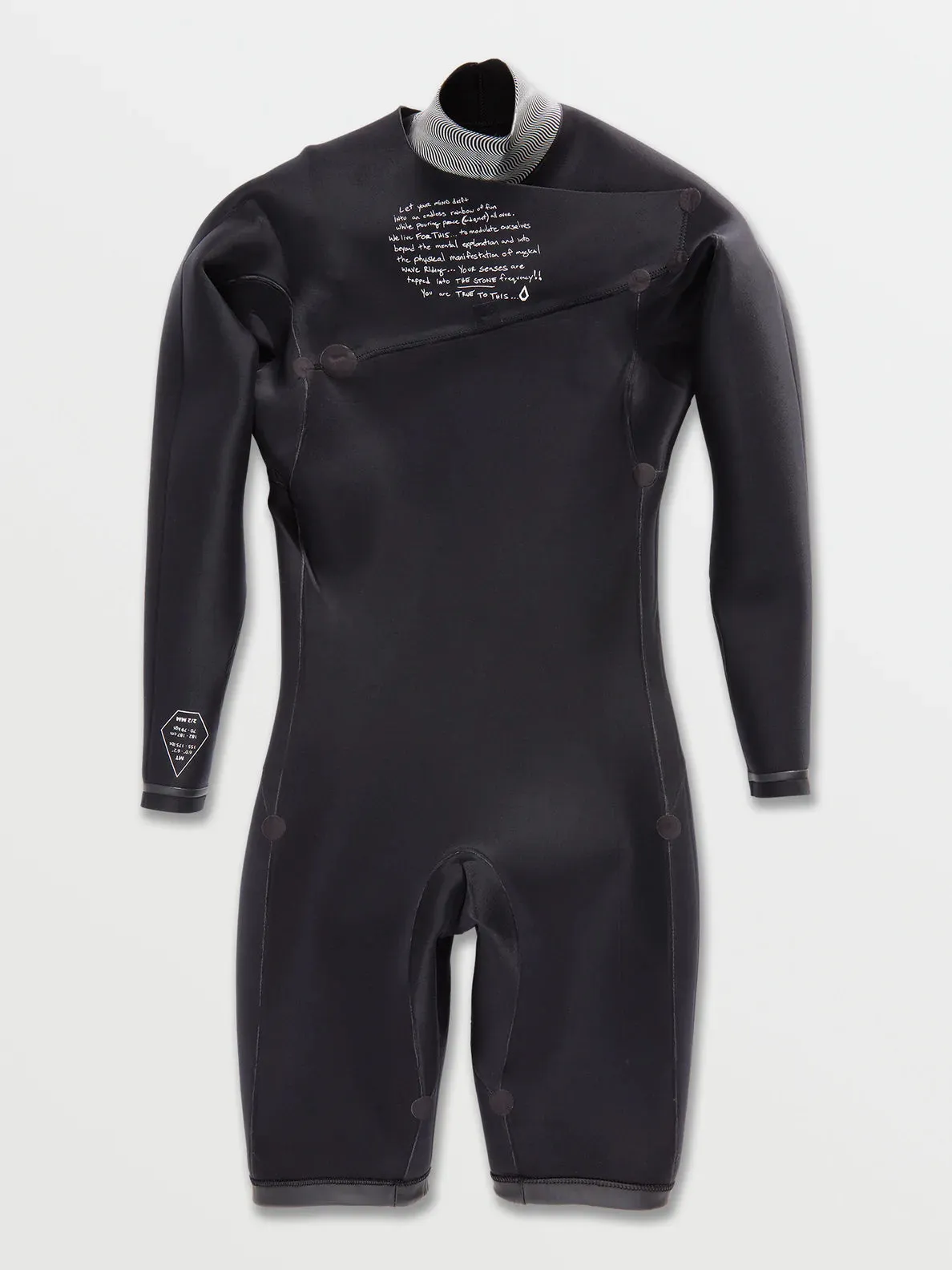 Modulator 2mm Long Sleeve Chest Zip Wetsuit - Black (2022)