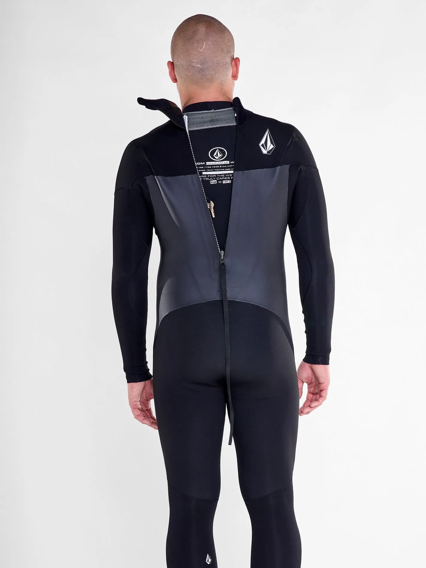 Modulator 4/3mm Long Sleeve Back Zip Wetsuit - Black (2022)