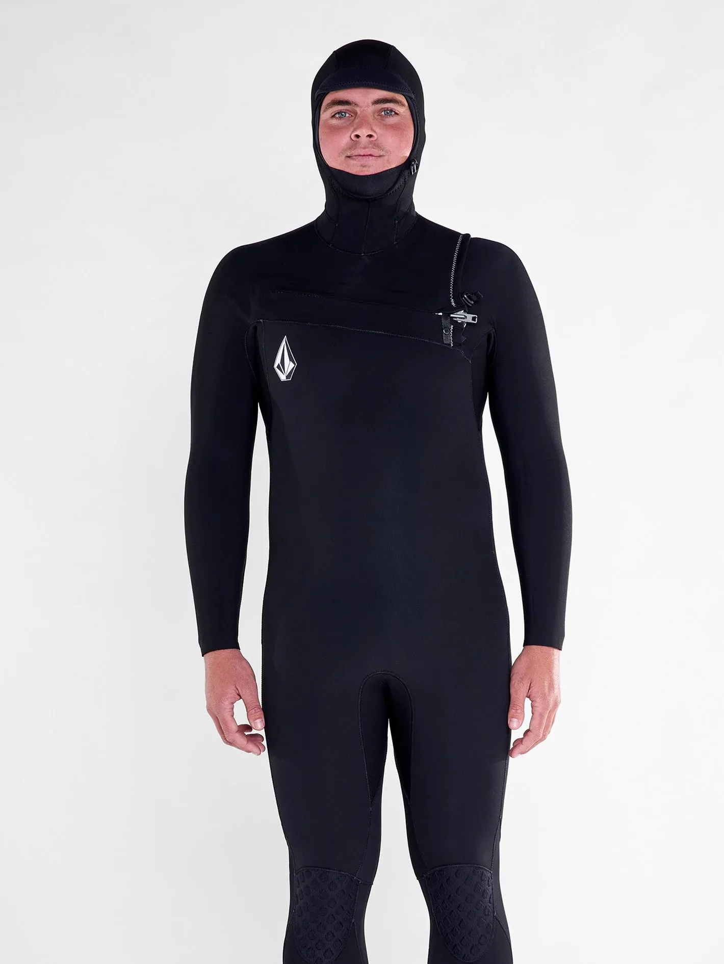 Modulator 5/4/3mm Long Sleeve Hooded Chest Zip Wetsuit - Black (2022)