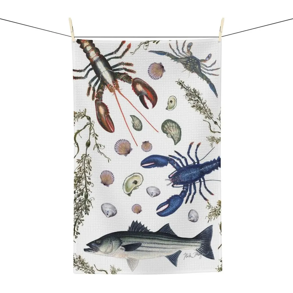 NE Seafood I Soft Kitchen Towel - Top Seller