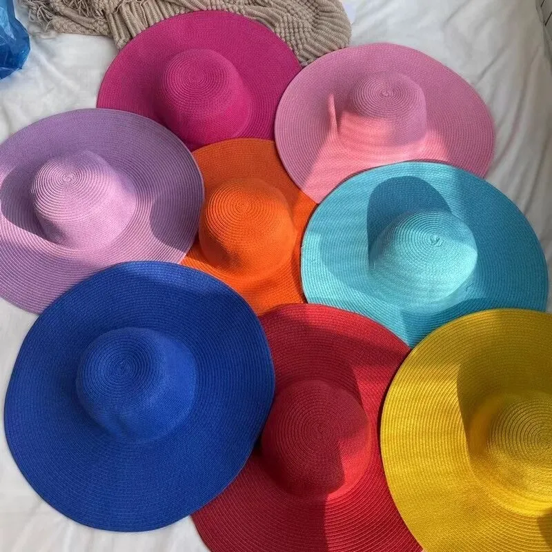 Oversized Eye-catching Vibrant Floppy Summer Sun Hats