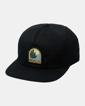 Paper Cuts Snapback Hat - Black