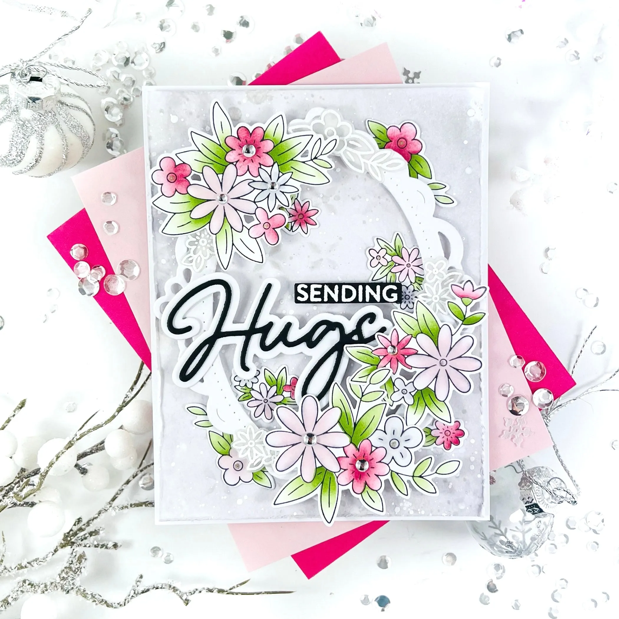 Pinkfresh Studio - Clear Stamps - Cheerful Blossoms