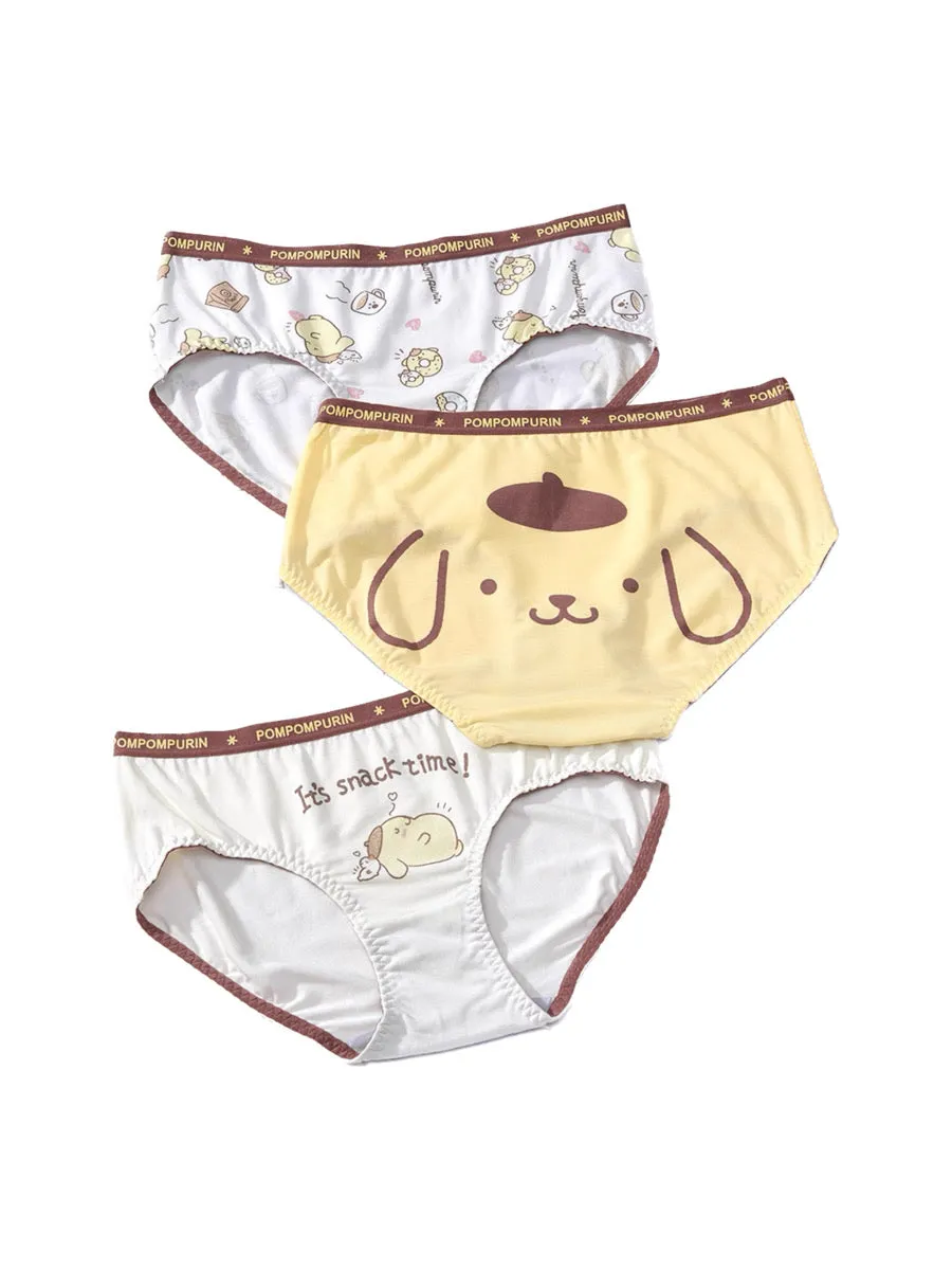 Pompompurin Underwear Set of 3