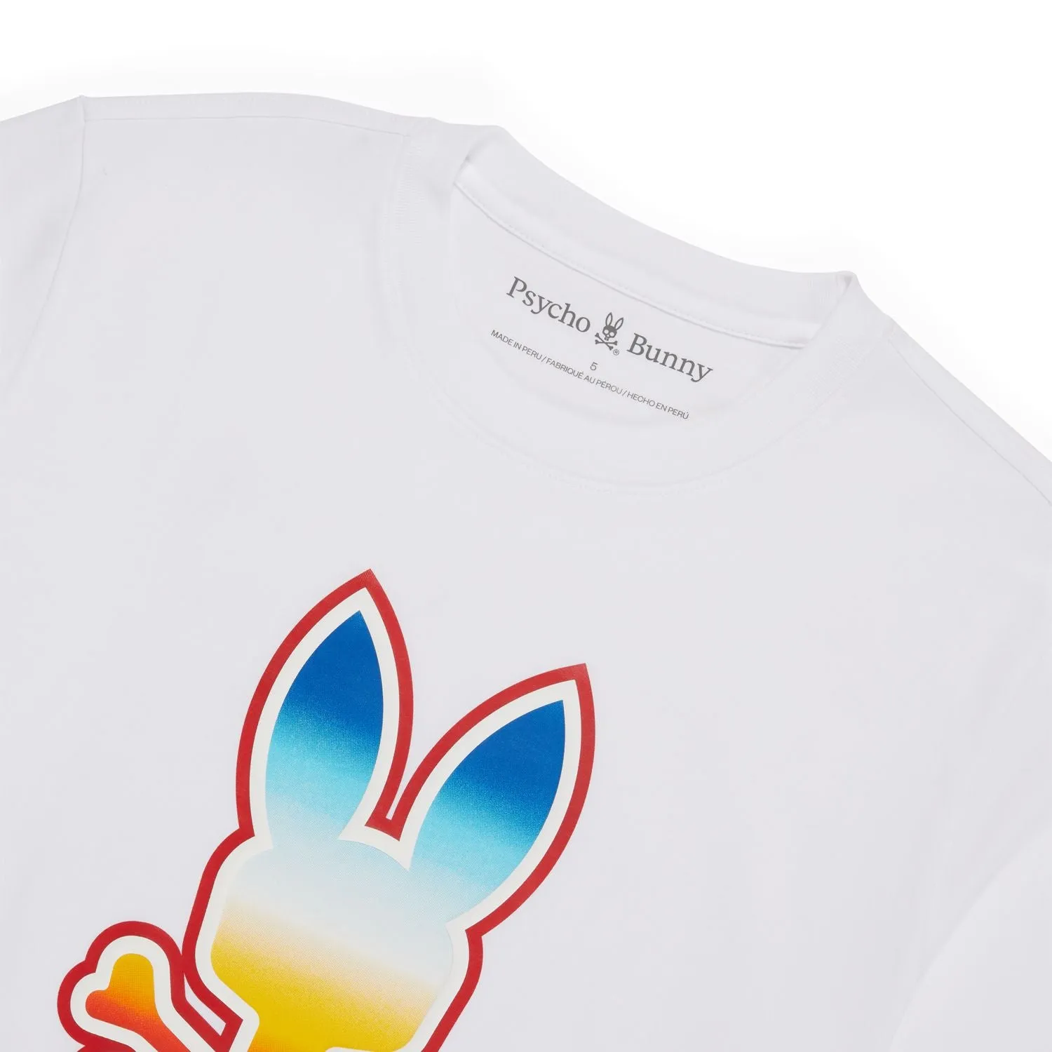 Psycho Bunny Men's Guy Graphic Tee - White