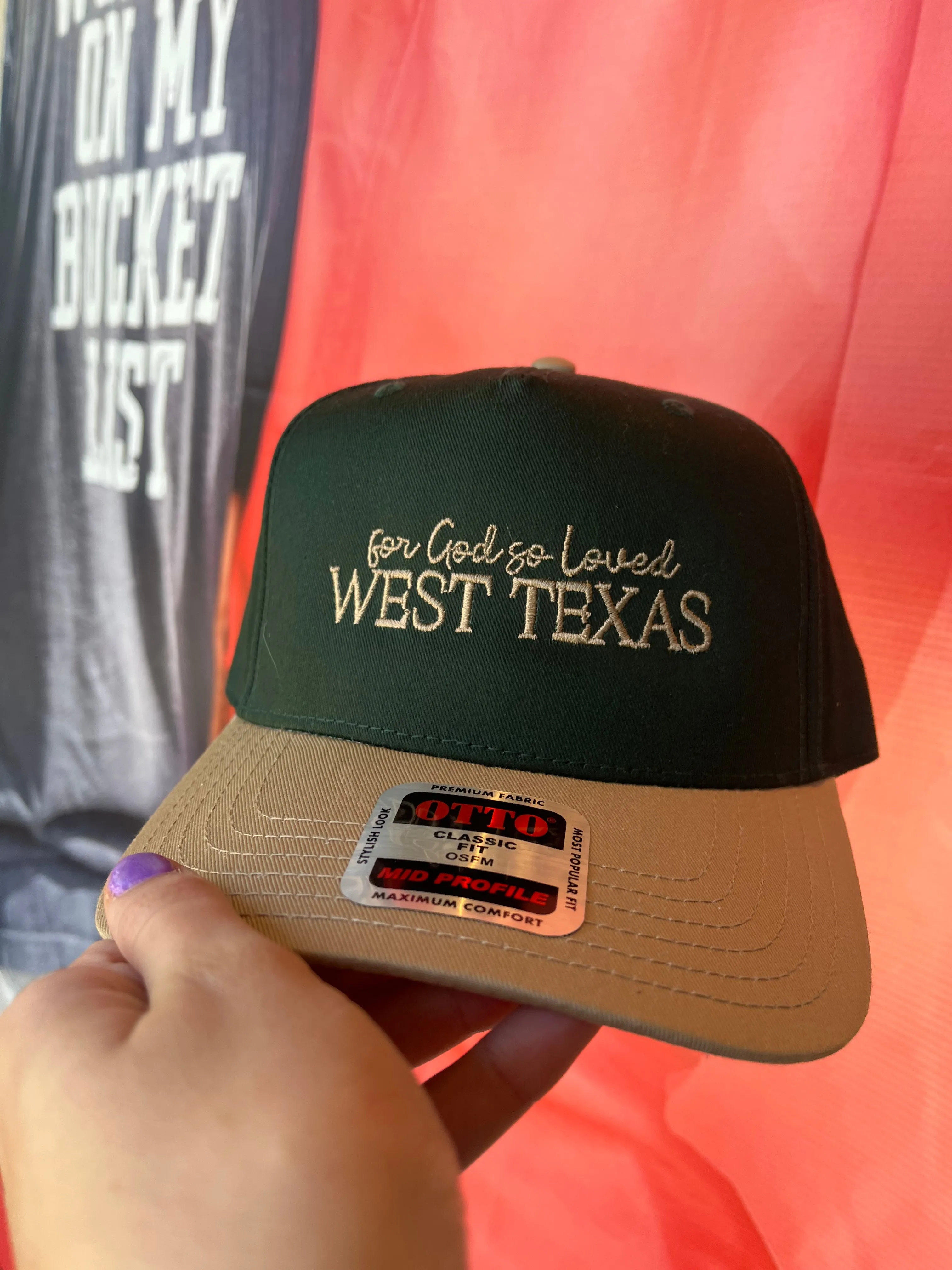 "For God So Loved West Texas" Trucker Hat