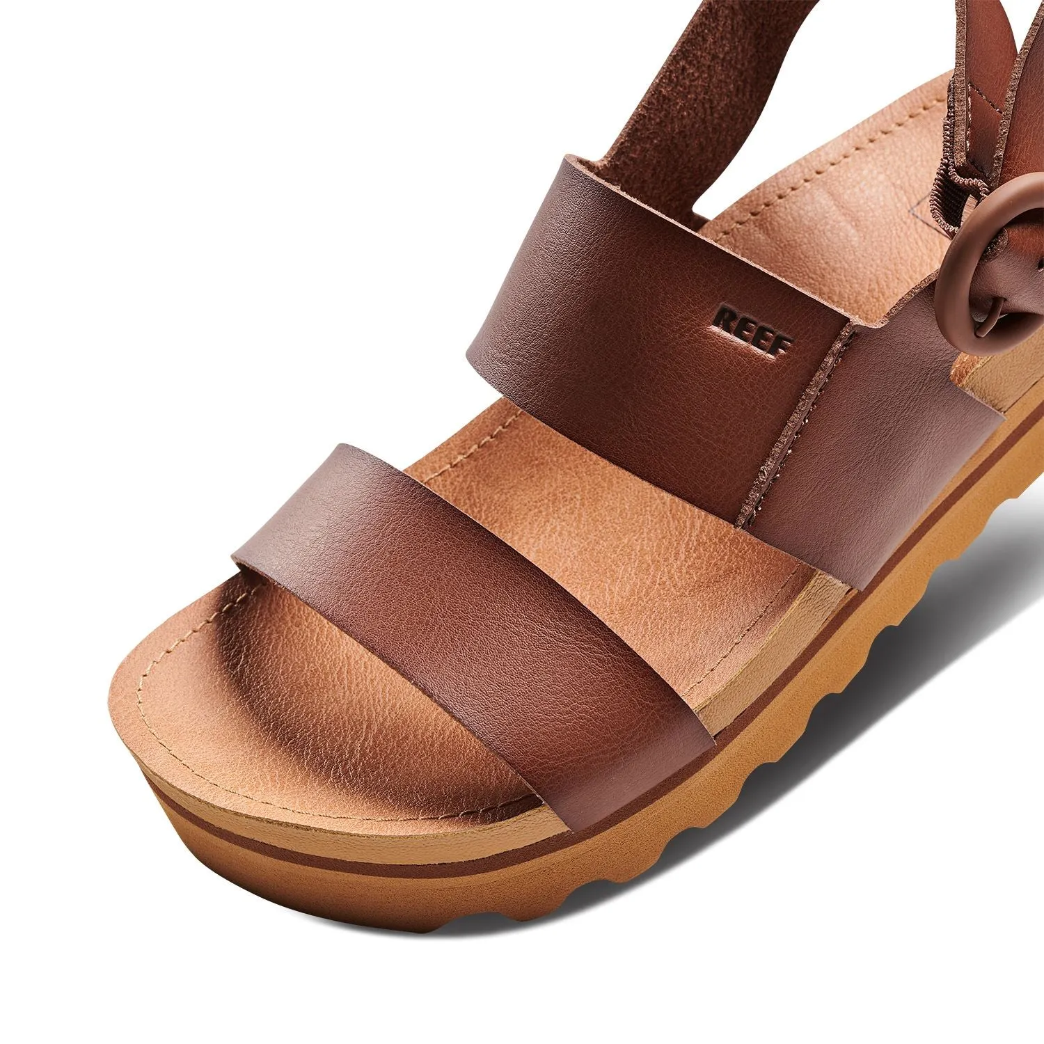 Reef Womens Vista Hi Buckle Summer Vegan Leather Sandals