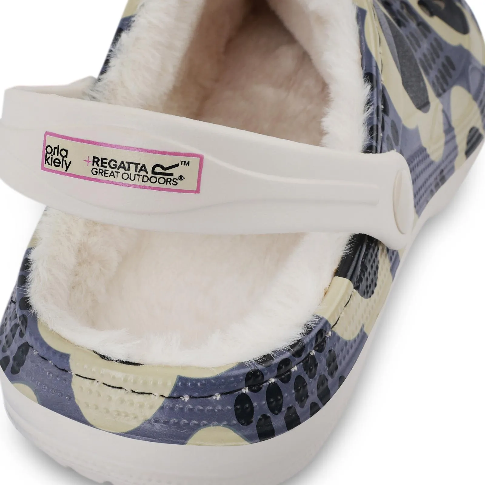 Regatta Womens Orla Kiely Fleece Lined Cosy Slip On Clogs