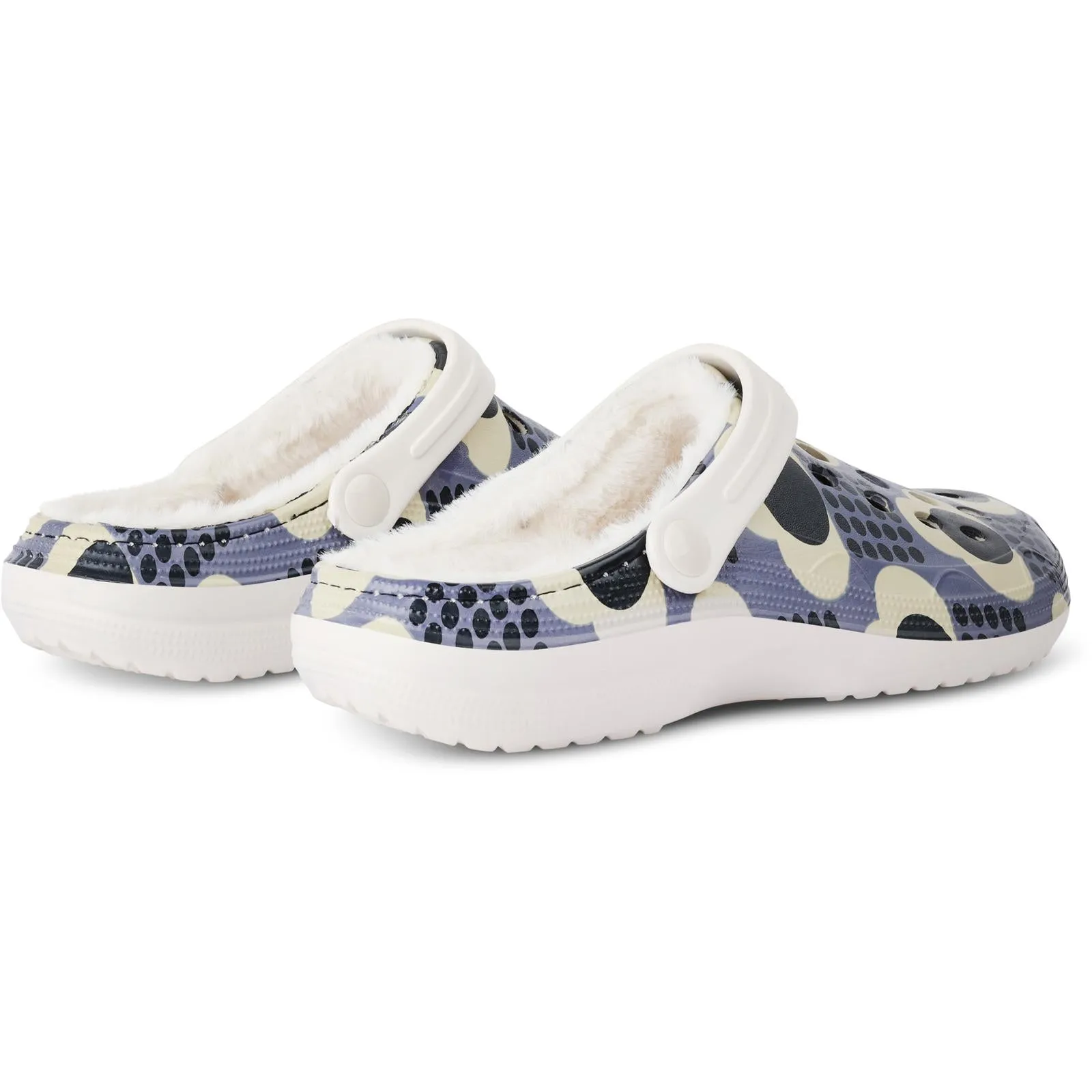 Regatta Womens Orla Kiely Fleece Lined Cosy Slip On Clogs