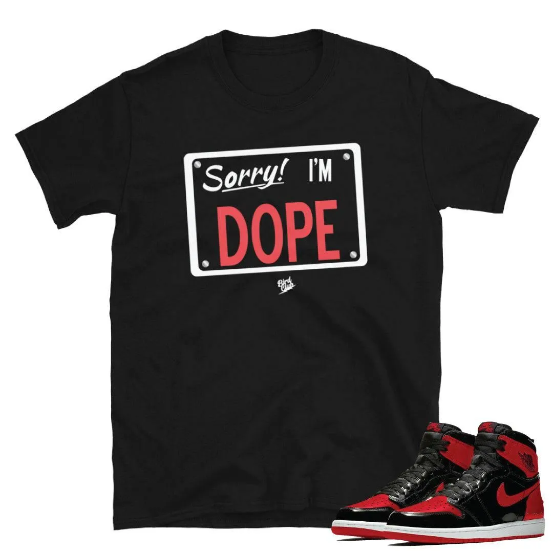 Retro 1 "Bred Patent" Shirt