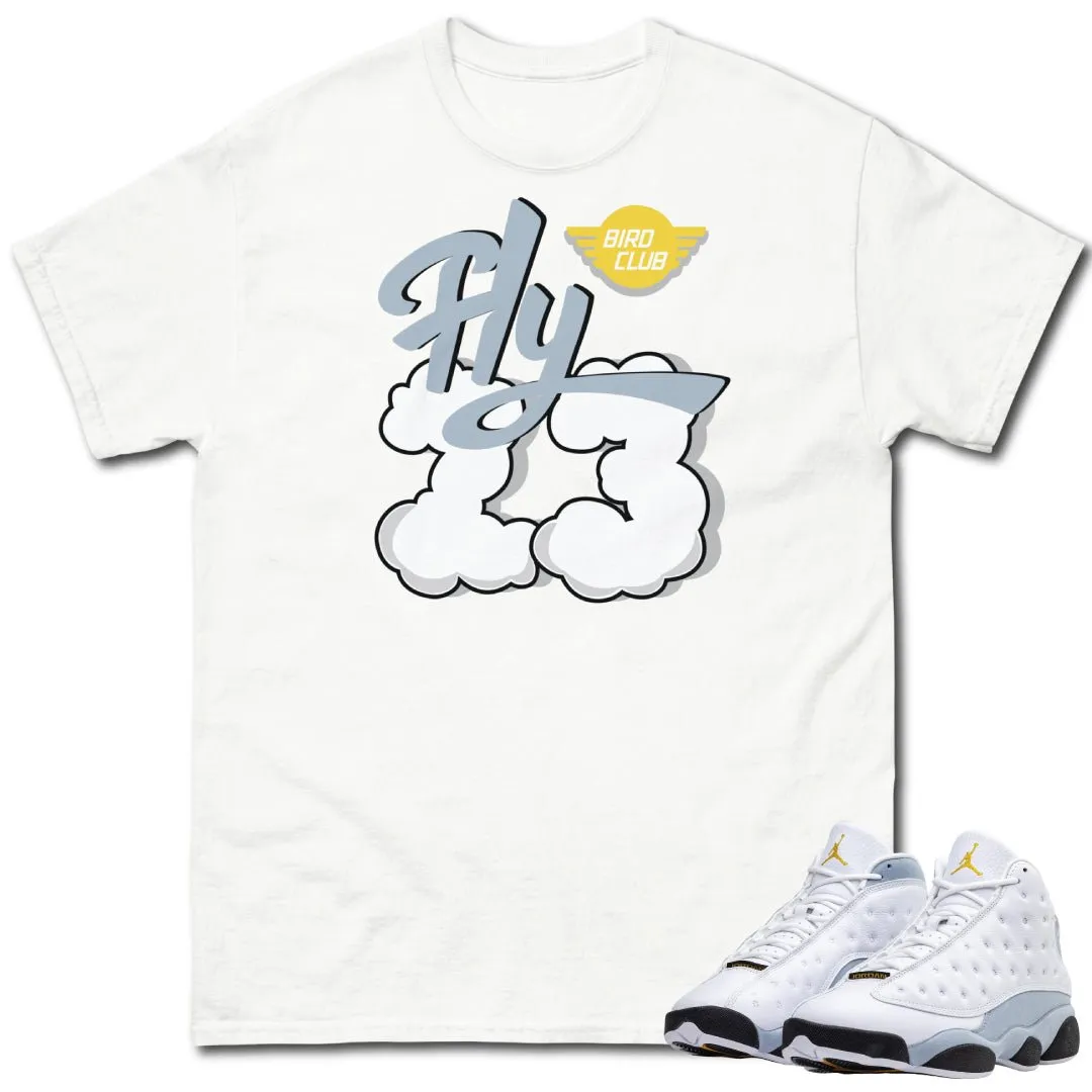 Retro 13 Blue Grey Fly 23 Shirt