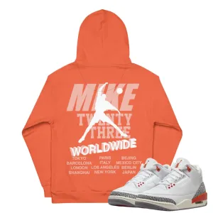 Retro 3 "Georgia Peach" Mike Hoodie