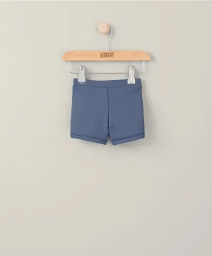 Ribbed Swimming Trunks - Blue