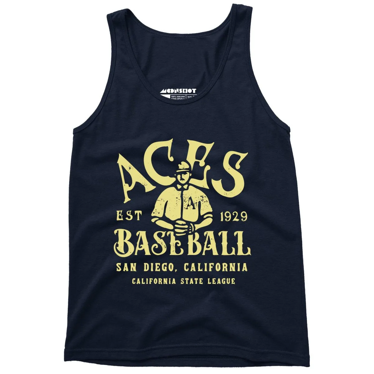 San Diego Aces - California - Vintage Defunct Baseball Teams - Unisex Tank Top