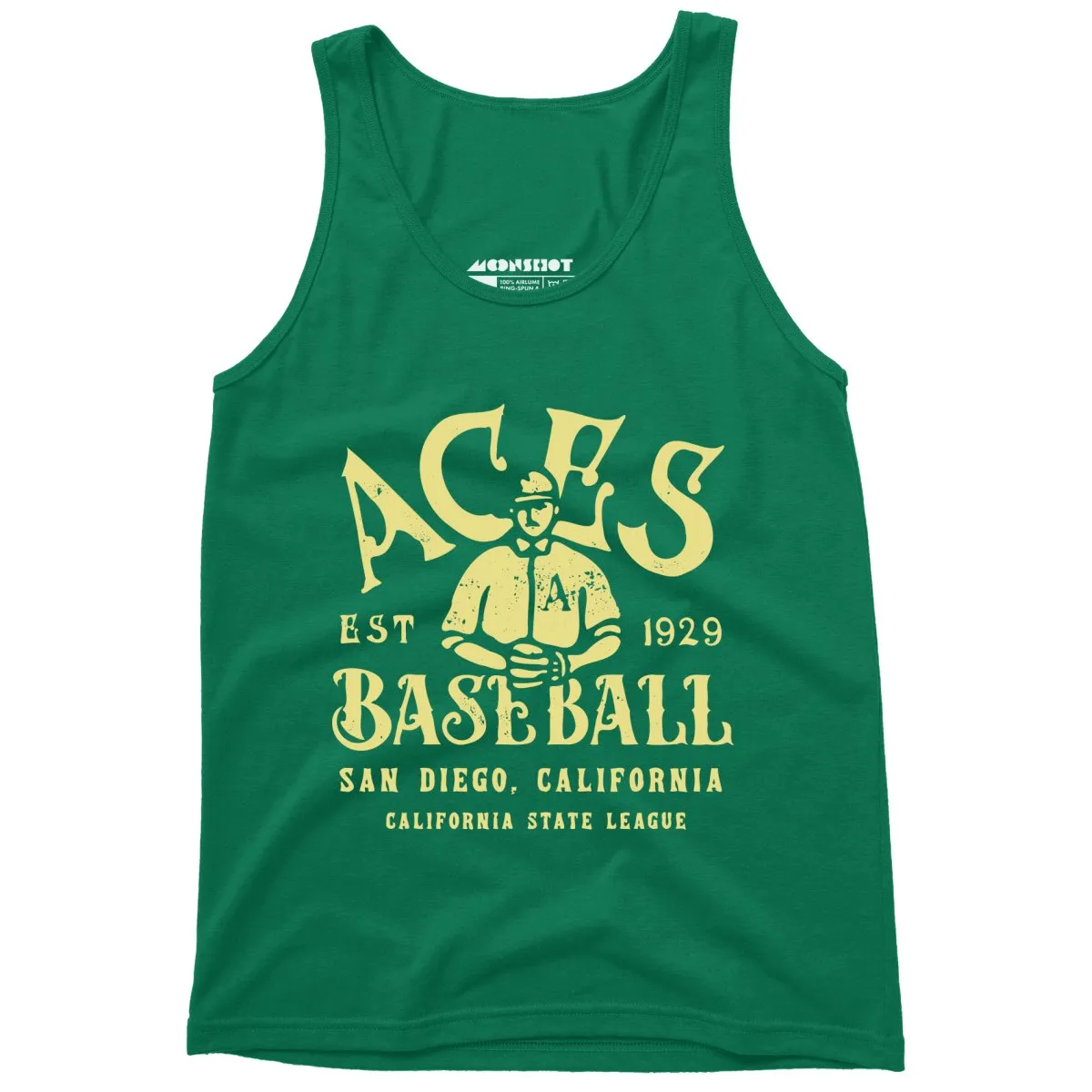 San Diego Aces - California - Vintage Defunct Baseball Teams - Unisex Tank Top