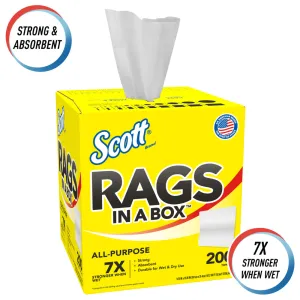 SCO 75260 Scott Rags In A Box (200 bx)