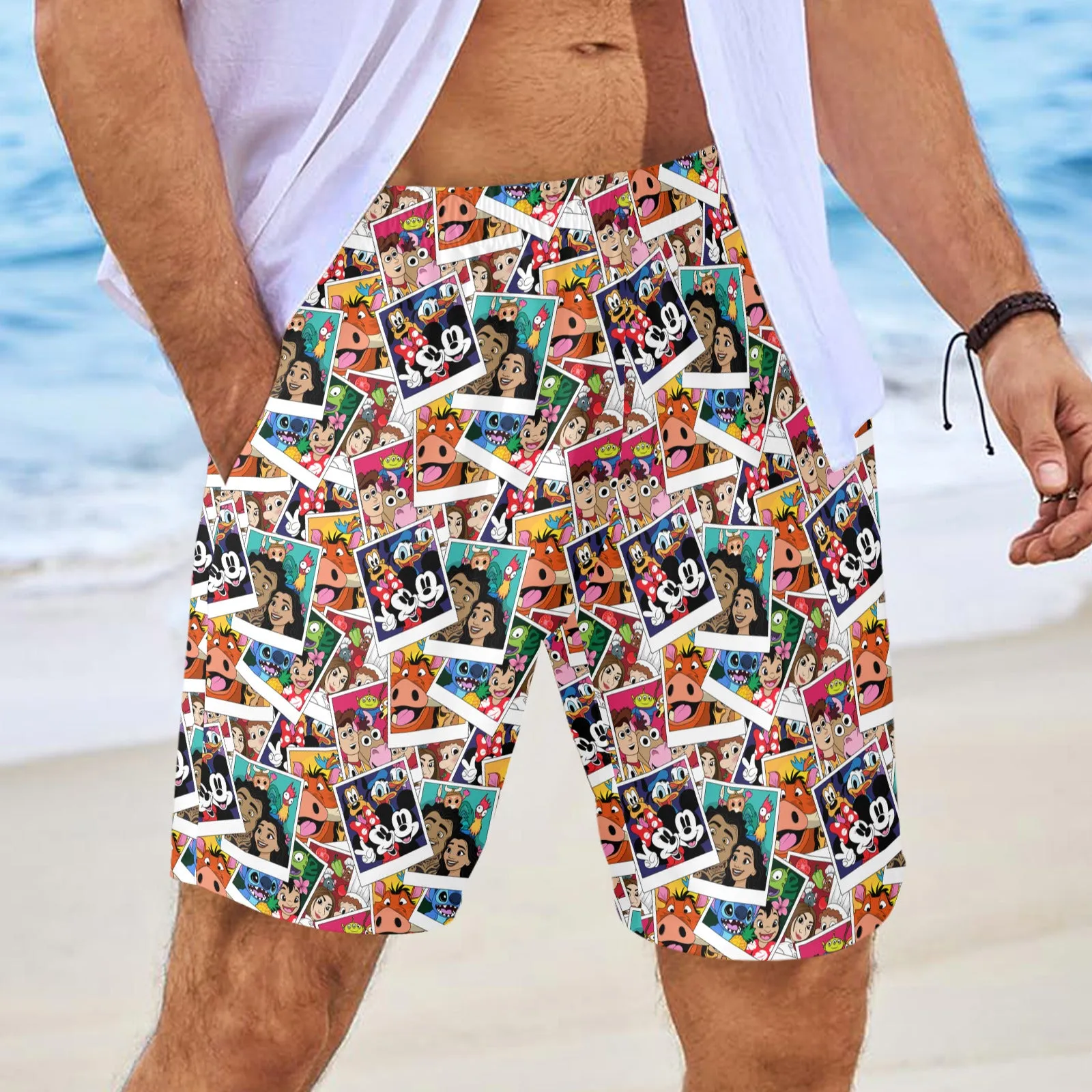 Selfies Men's Swim Trunks Swimsuit