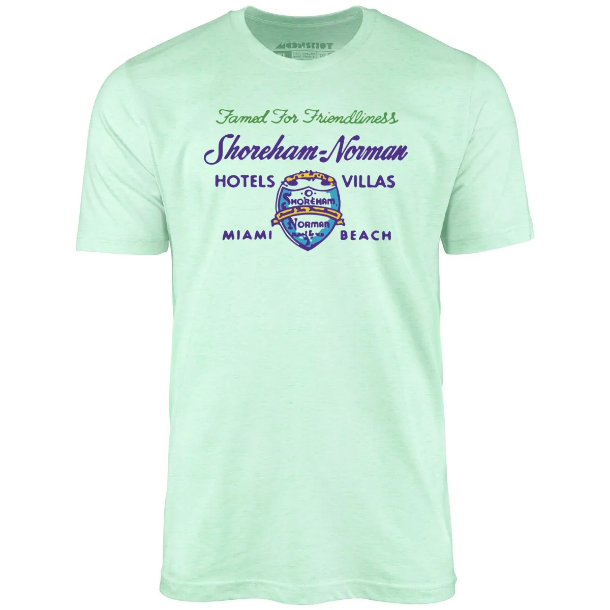 Shoreham Norman Hotels & Villas v2 - Miami, FL - Vintage Hotel - Unisex T-Shirt