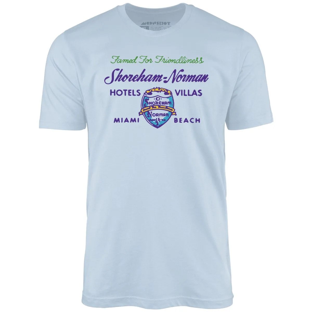 Shoreham Norman Hotels & Villas v2 - Miami, FL - Vintage Hotel - Unisex T-Shirt