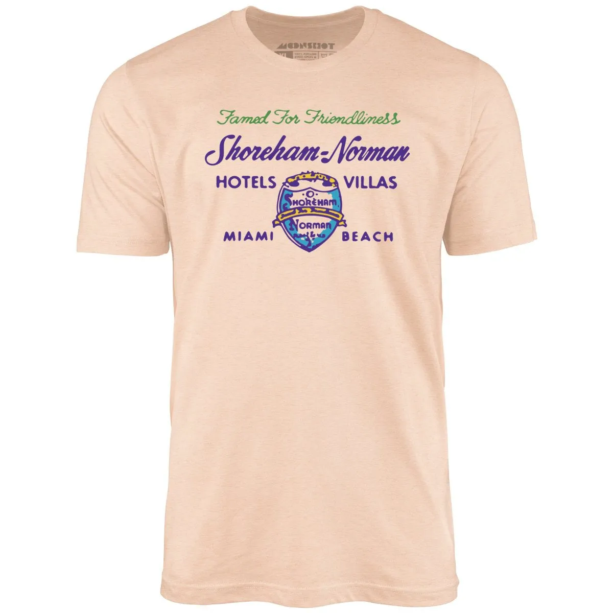 Shoreham Norman Hotels & Villas v2 - Miami, FL - Vintage Hotel - Unisex T-Shirt