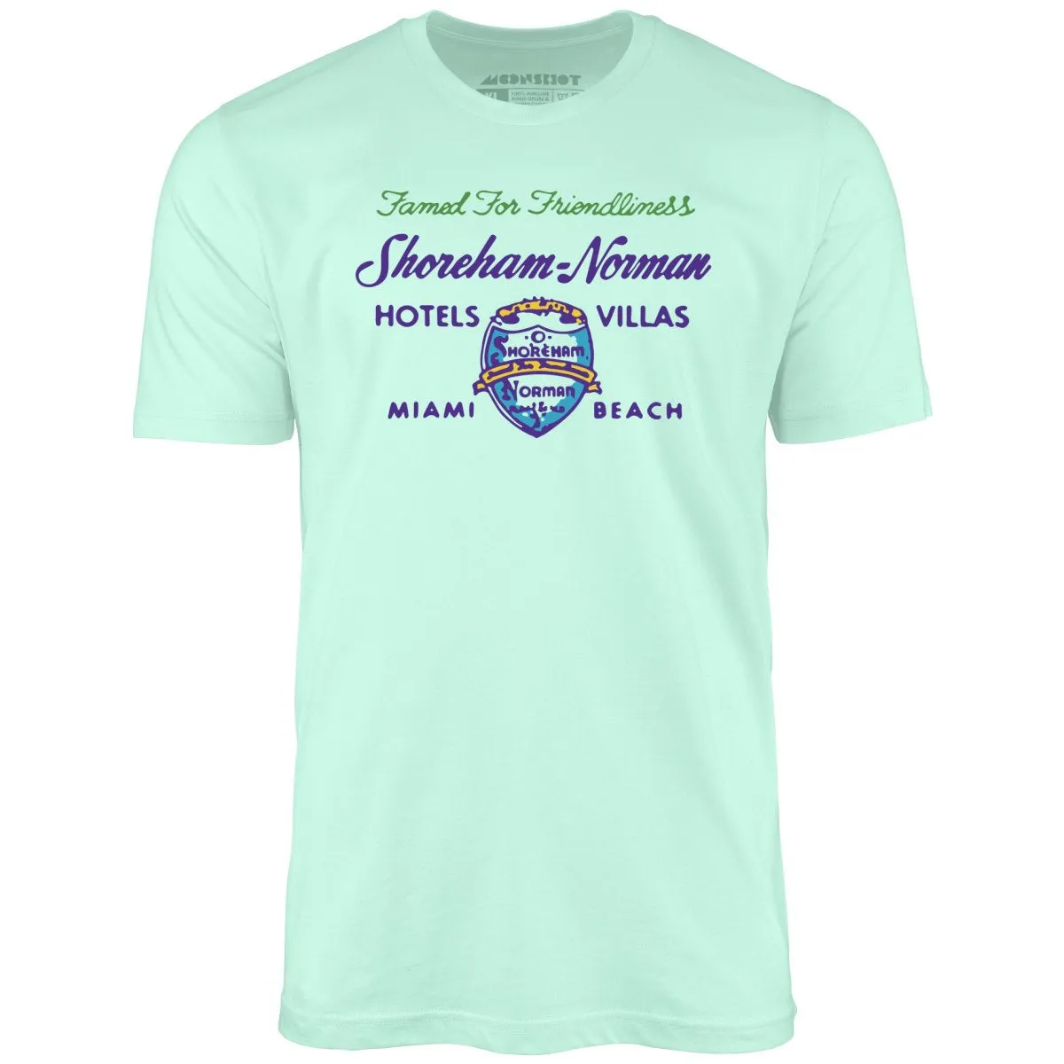 Shoreham Norman Hotels & Villas v2 - Miami, FL - Vintage Hotel - Unisex T-Shirt