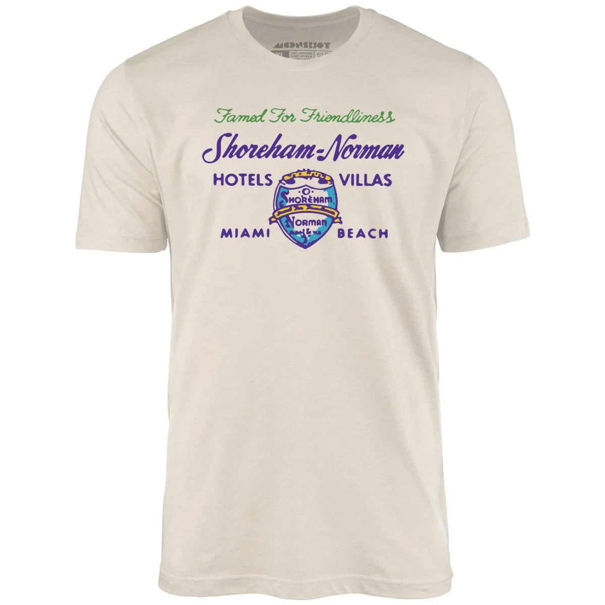 Shoreham Norman Hotels & Villas v2 - Miami, FL - Vintage Hotel - Unisex T-Shirt