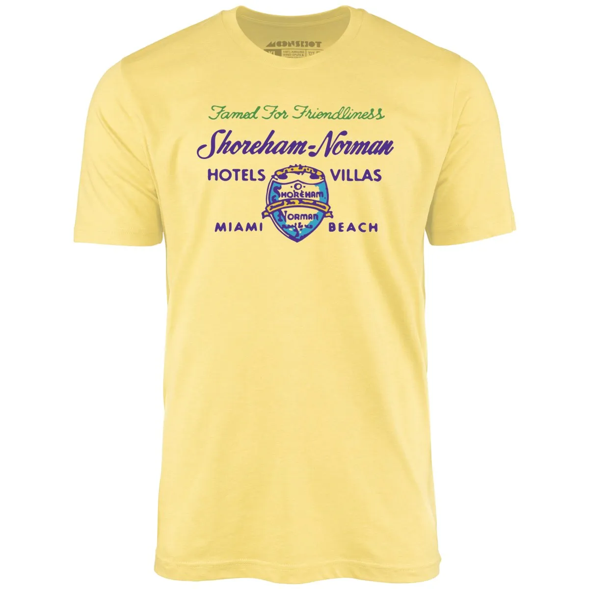 Shoreham Norman Hotels & Villas v2 - Miami, FL - Vintage Hotel - Unisex T-Shirt