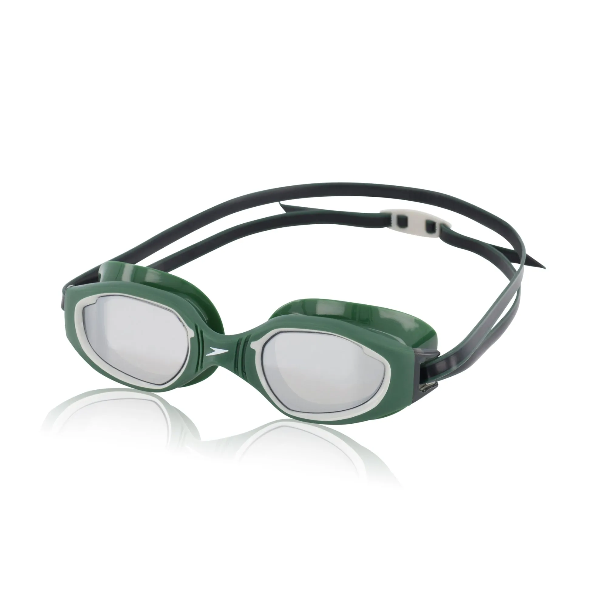 Speedo Hydro Comfort Mirrored Racing and Training Swim Goggle