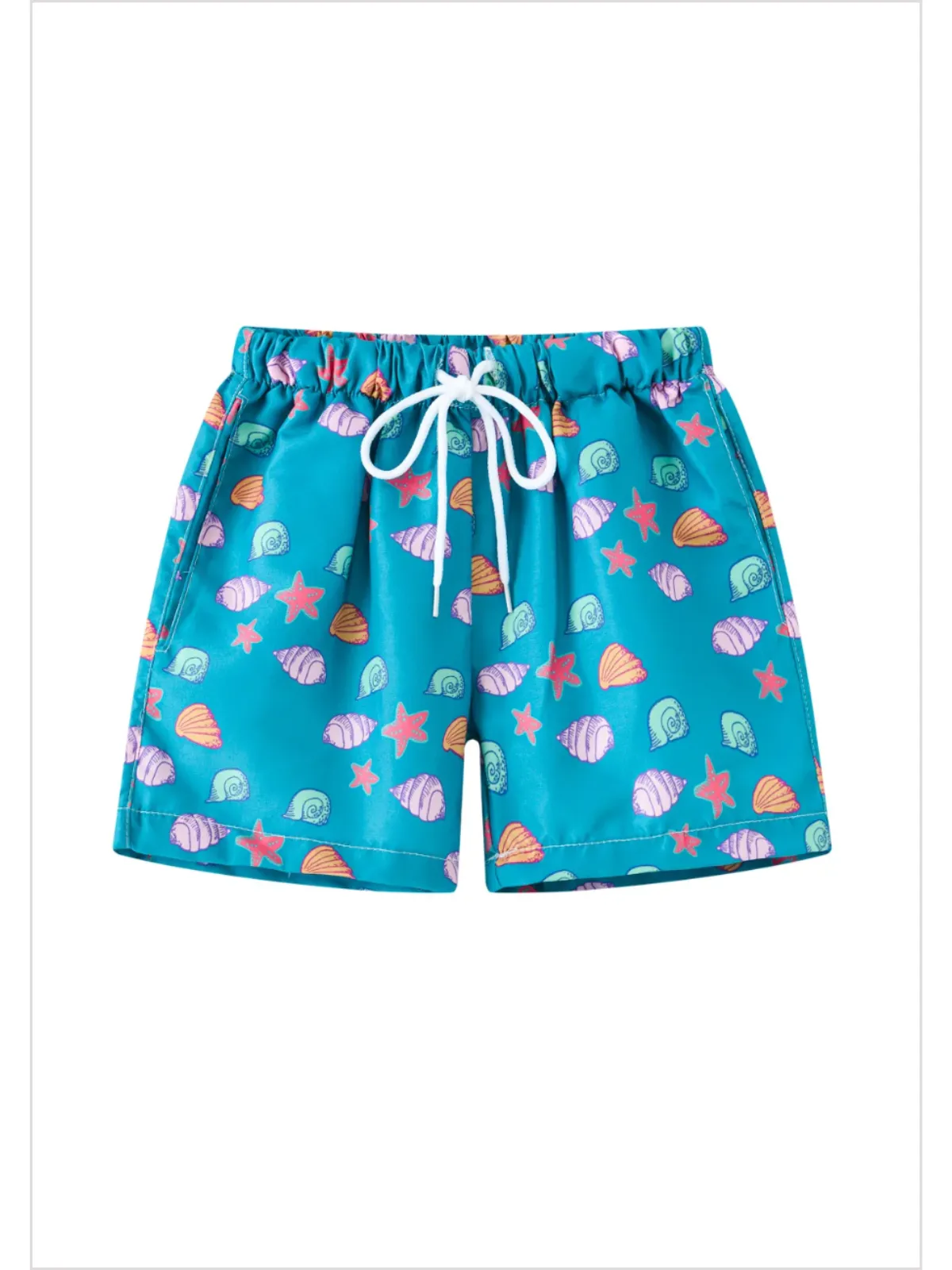 Splashy Adventures Boys Multicolor Swim Trunks