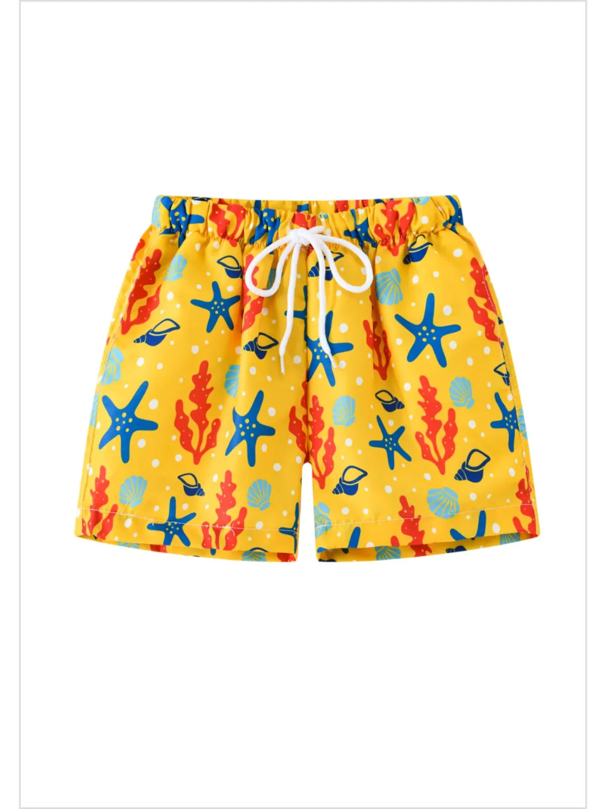 Splashy Adventures Boys Multicolor Swim Trunks