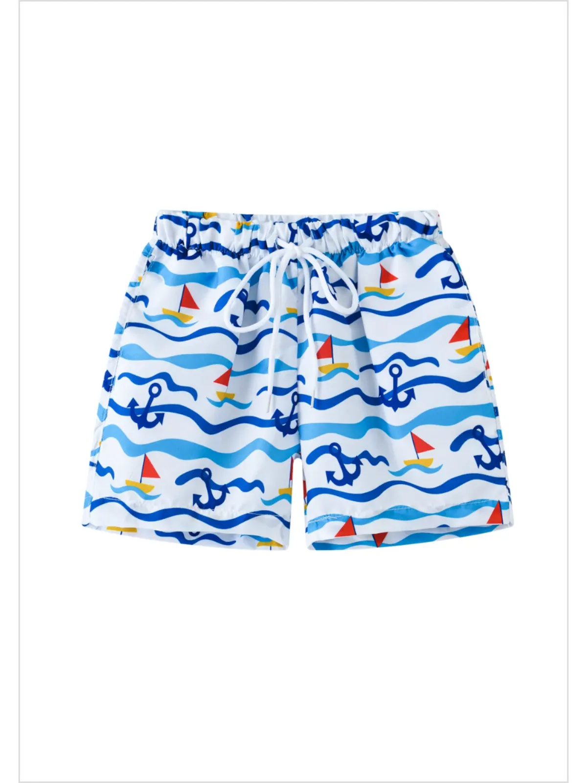 Splashy Adventures Boys Multicolor Swim Trunks